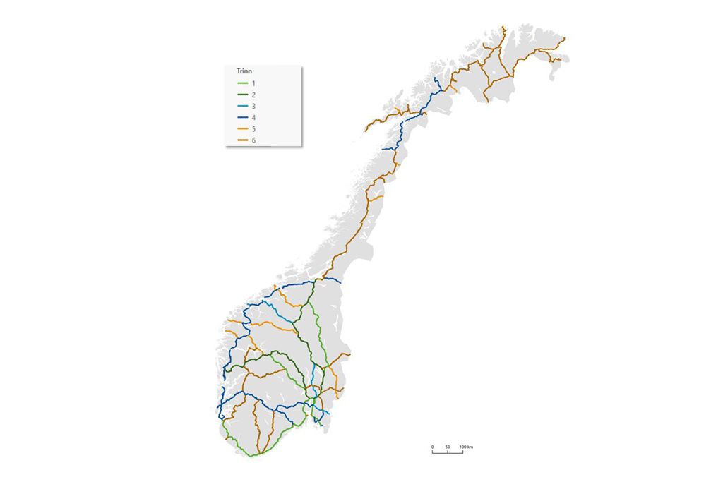 Plan for utrulling av ladestasjoner: Starter på Østlandet